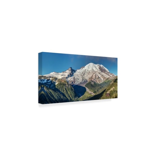 Pierre Leclerc 'Rainier Peak' Canvas Art,16x32